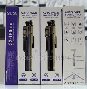 Cl11p Auto Face Tracking Selfie Stick Tripod 180cm