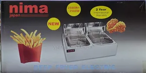 Nima Japan Og-df03 Electric Double Deep Fryer - 5000w, 2 X 2500w