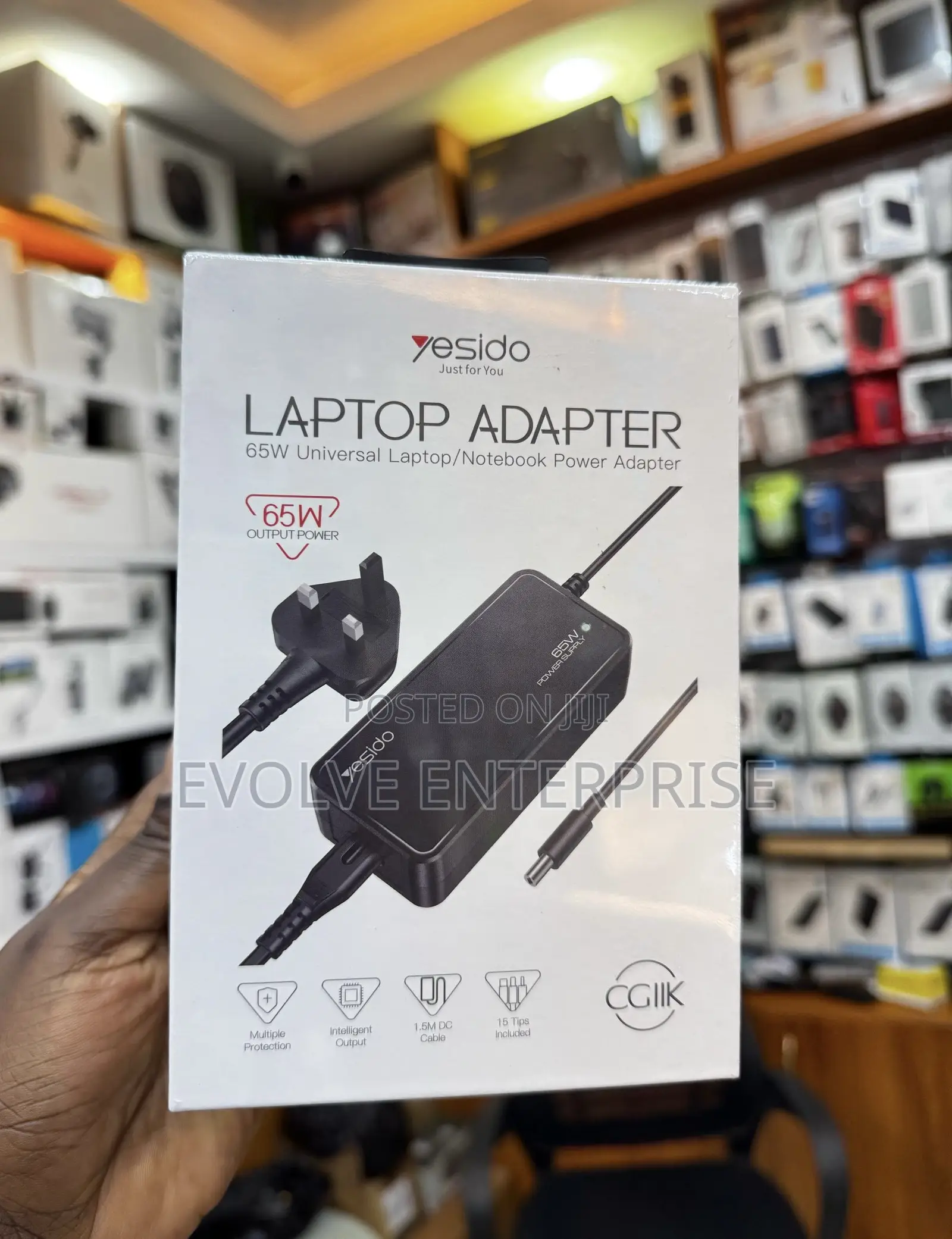 Yesido Universal Laptop Adapter 65w