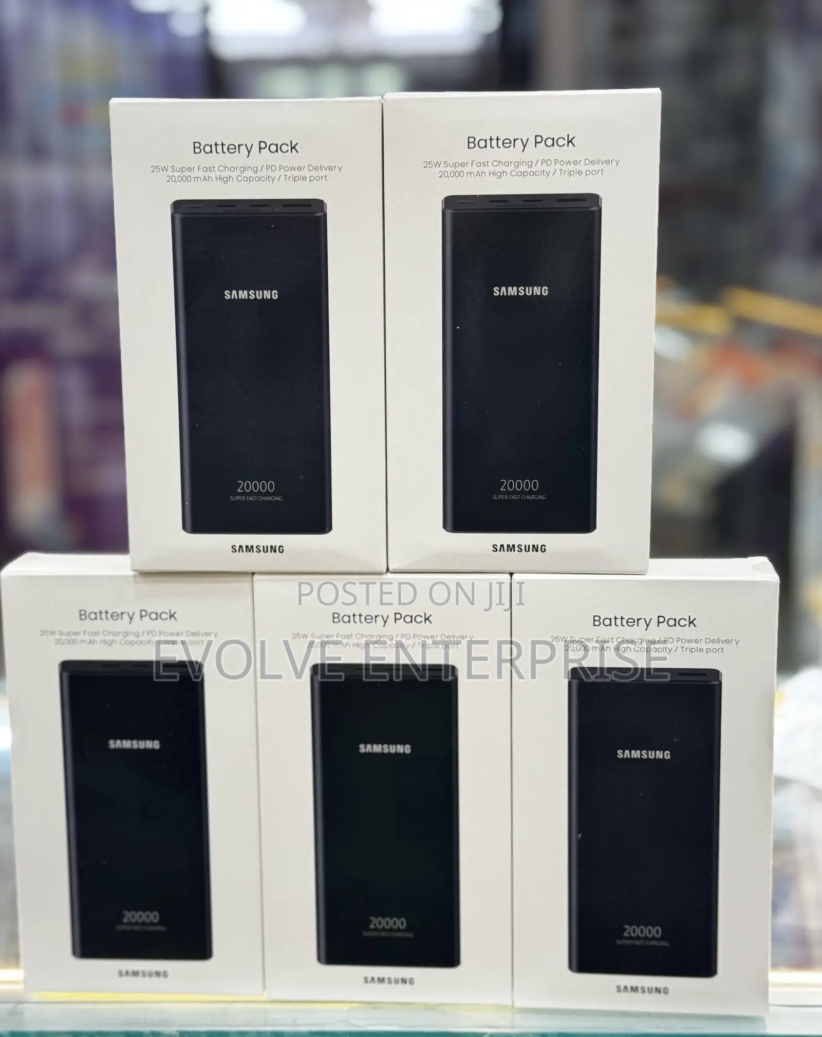 Samsung Battery Pack 25w Super Fast Charging 20,000 Mah