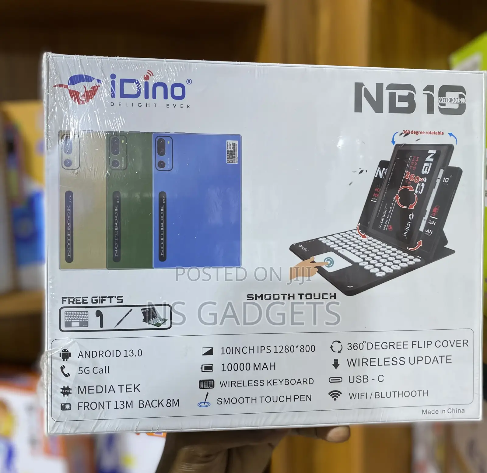 New Idino Notebook 10 256 GB Black
