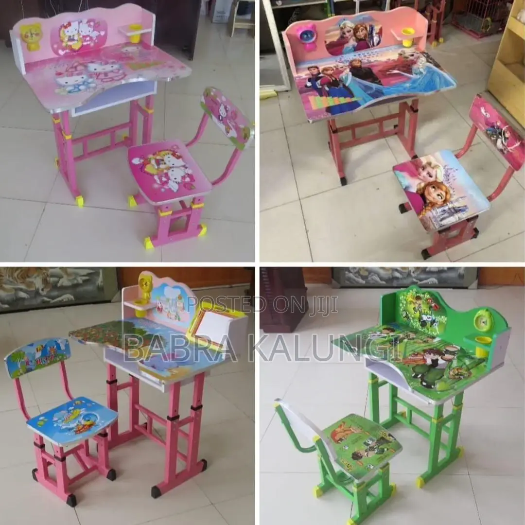 Kids Desk Chair Set Adjustable Height