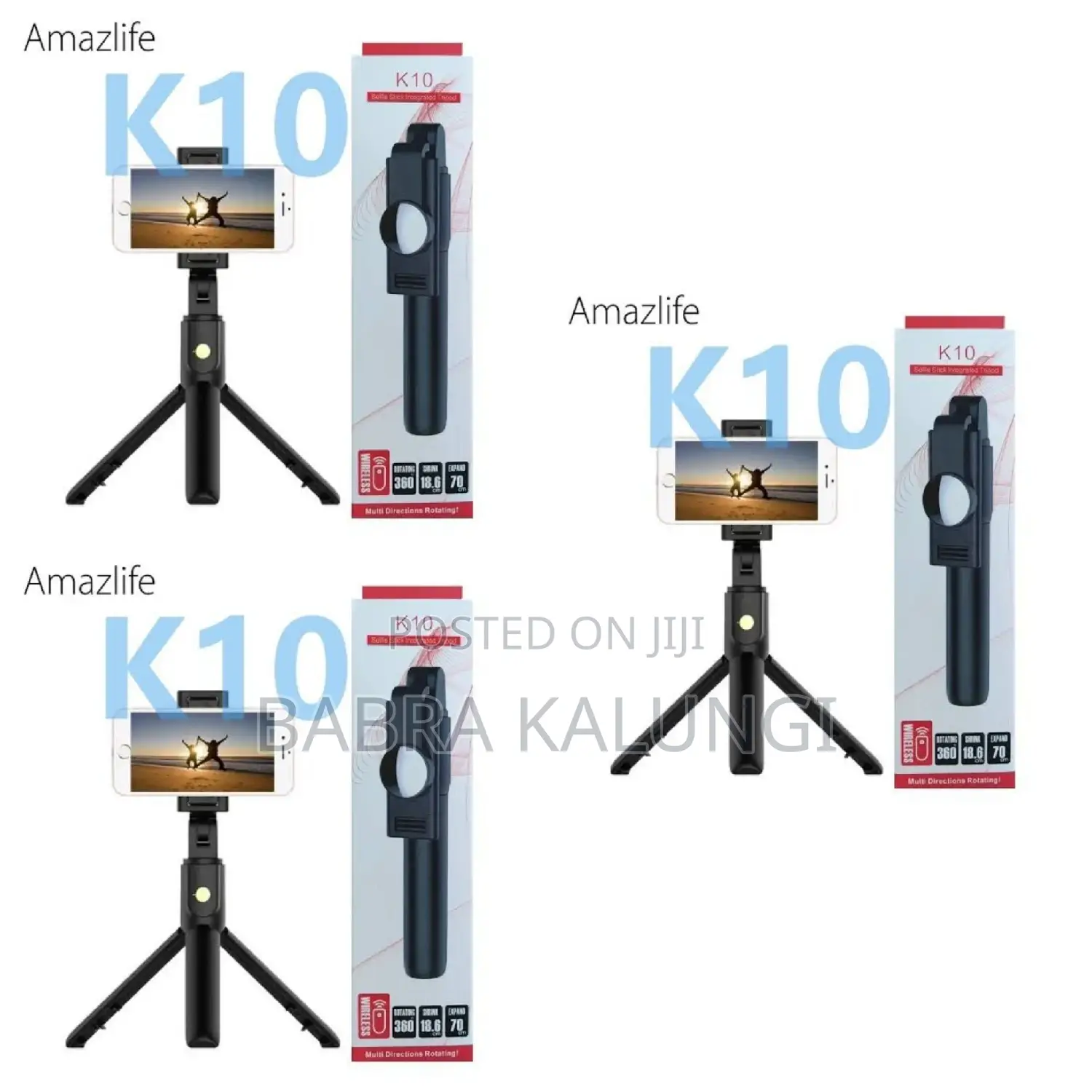 Bluetooth Selfie Stick and Tripod