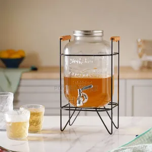 8-Liter Glass Beverage Dispenser.