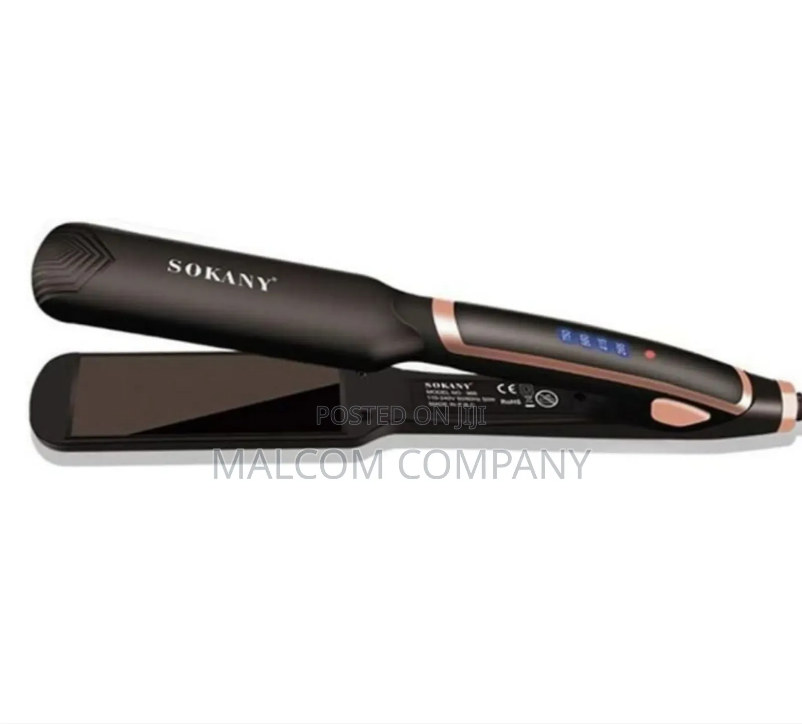 Ceramic Hair Straightener With Temperature Adjustment.