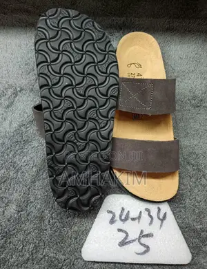 Leather Big Buckle Birken Stock Sandals in Stock