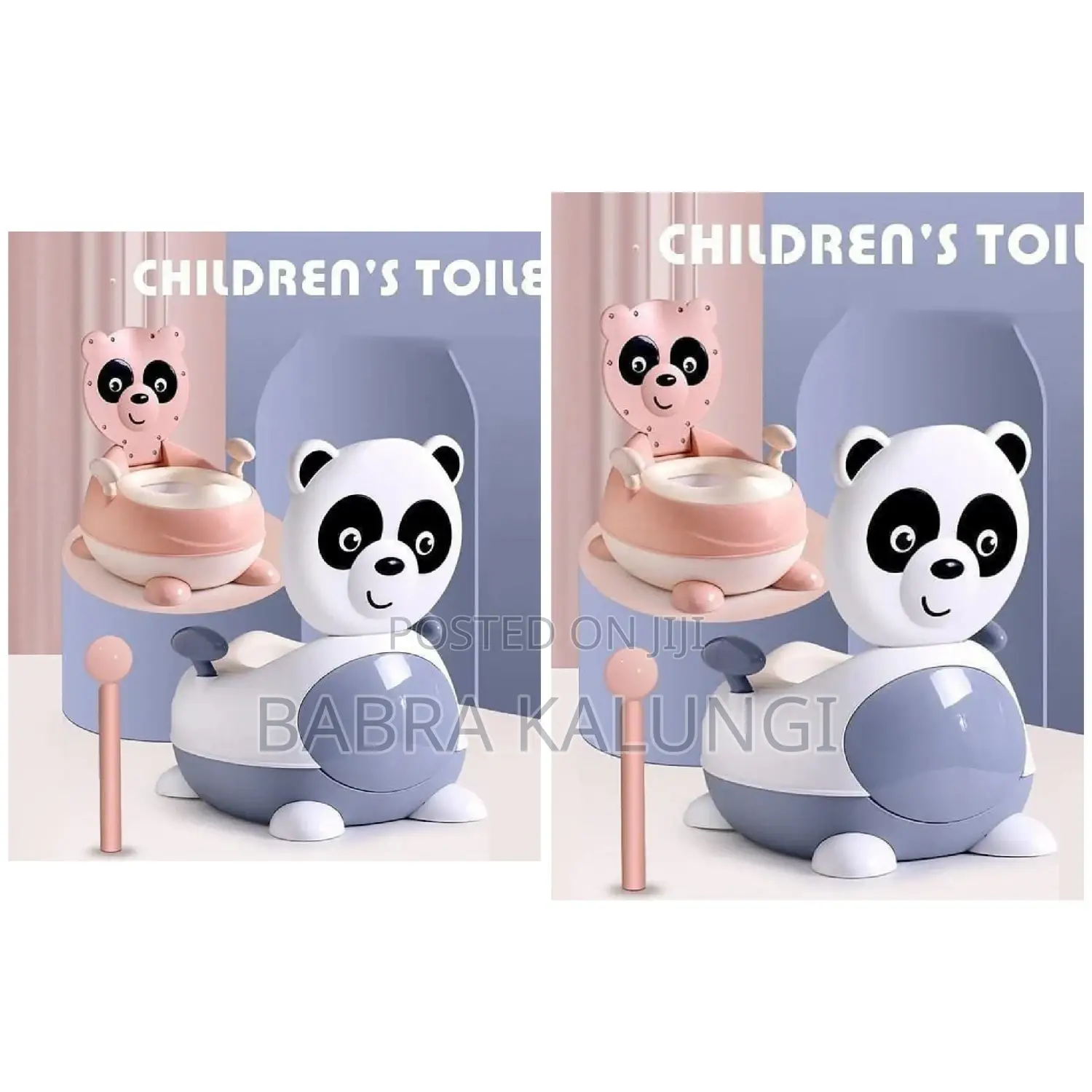 Soft Silicone Seat Panda Shaped Baby Potty