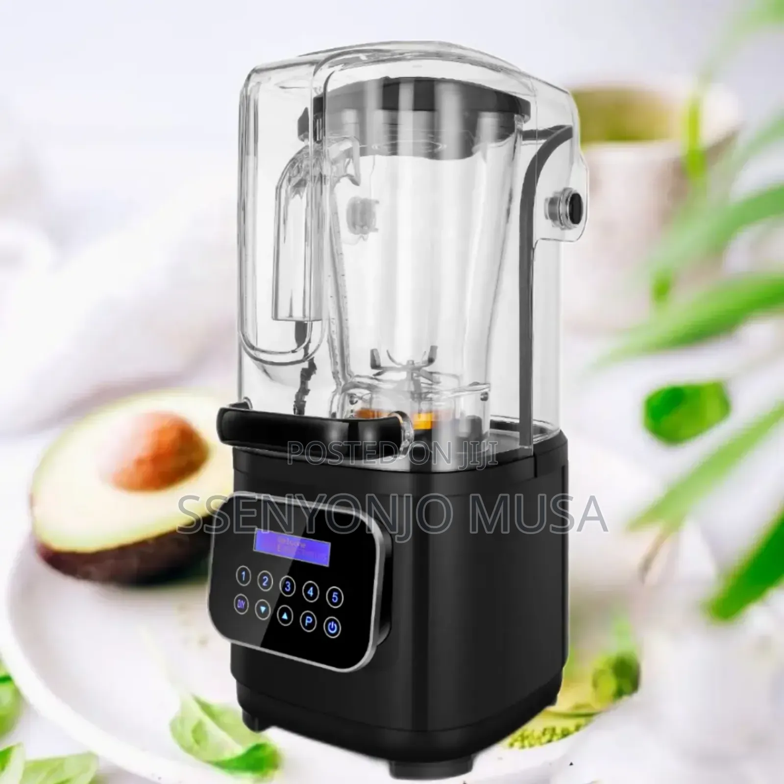 Commercial 2000w Blender Mixer - 7 Speeds, 6 Stainless Steel