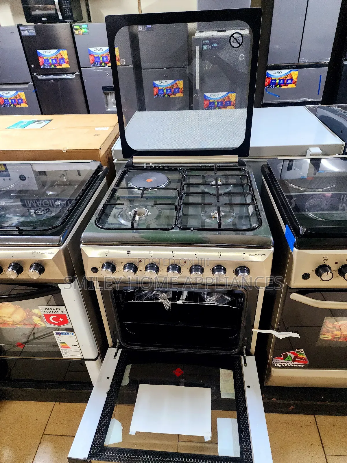 Klass Gas Cooker With Turbo Oven Fan 60cm at Reduced Price