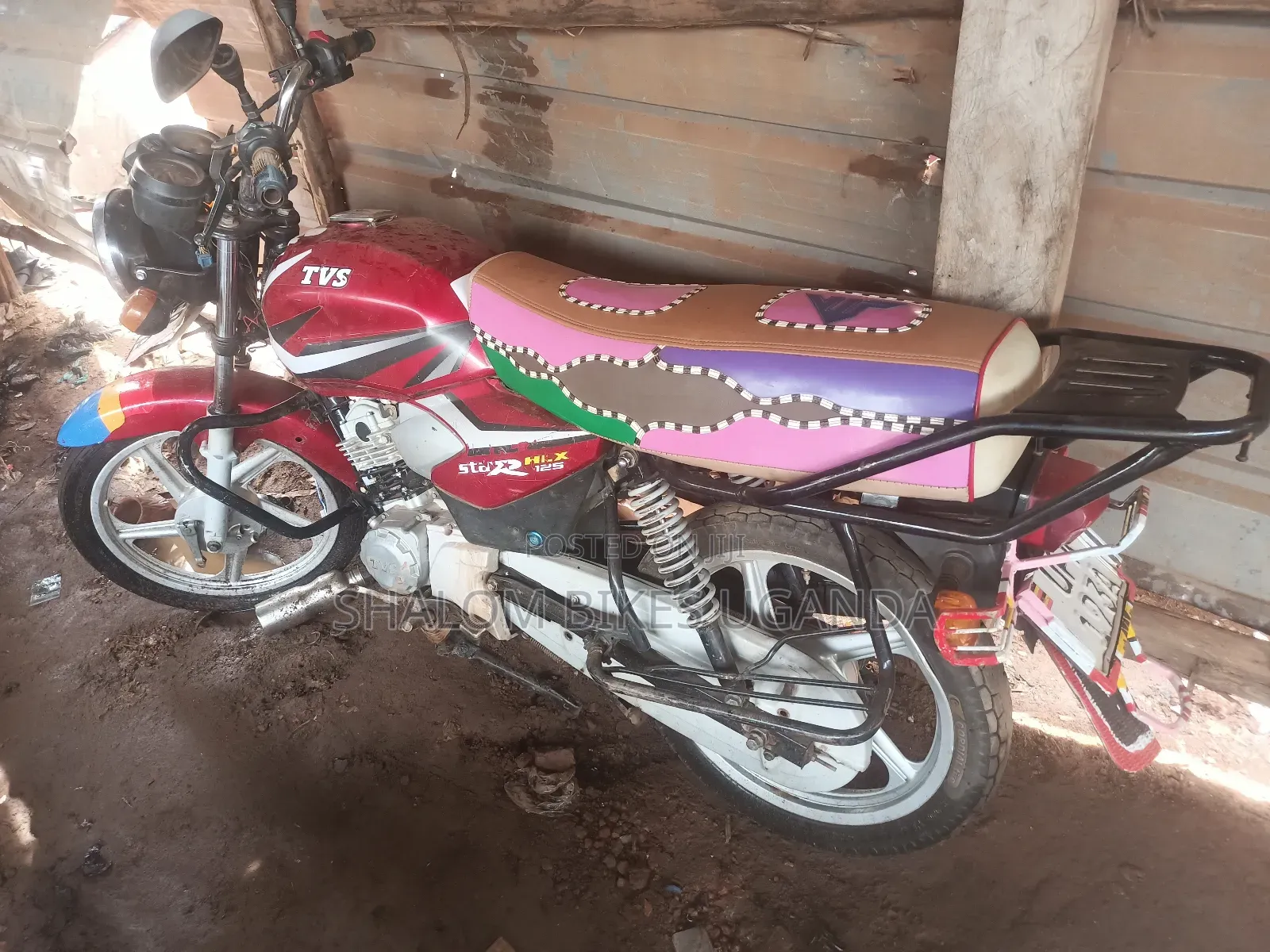 TVS HLX 125 2023 Red
