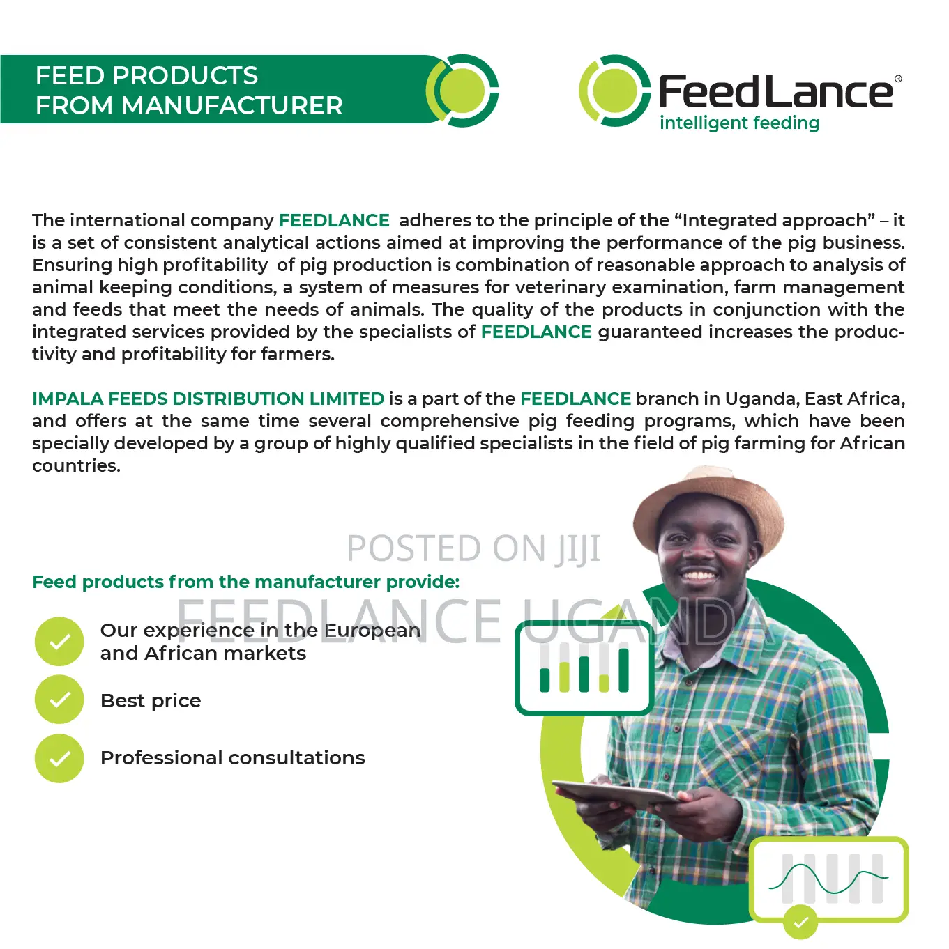 Feedlance Feedex S Prestart 100% Compound Feed for Piglets