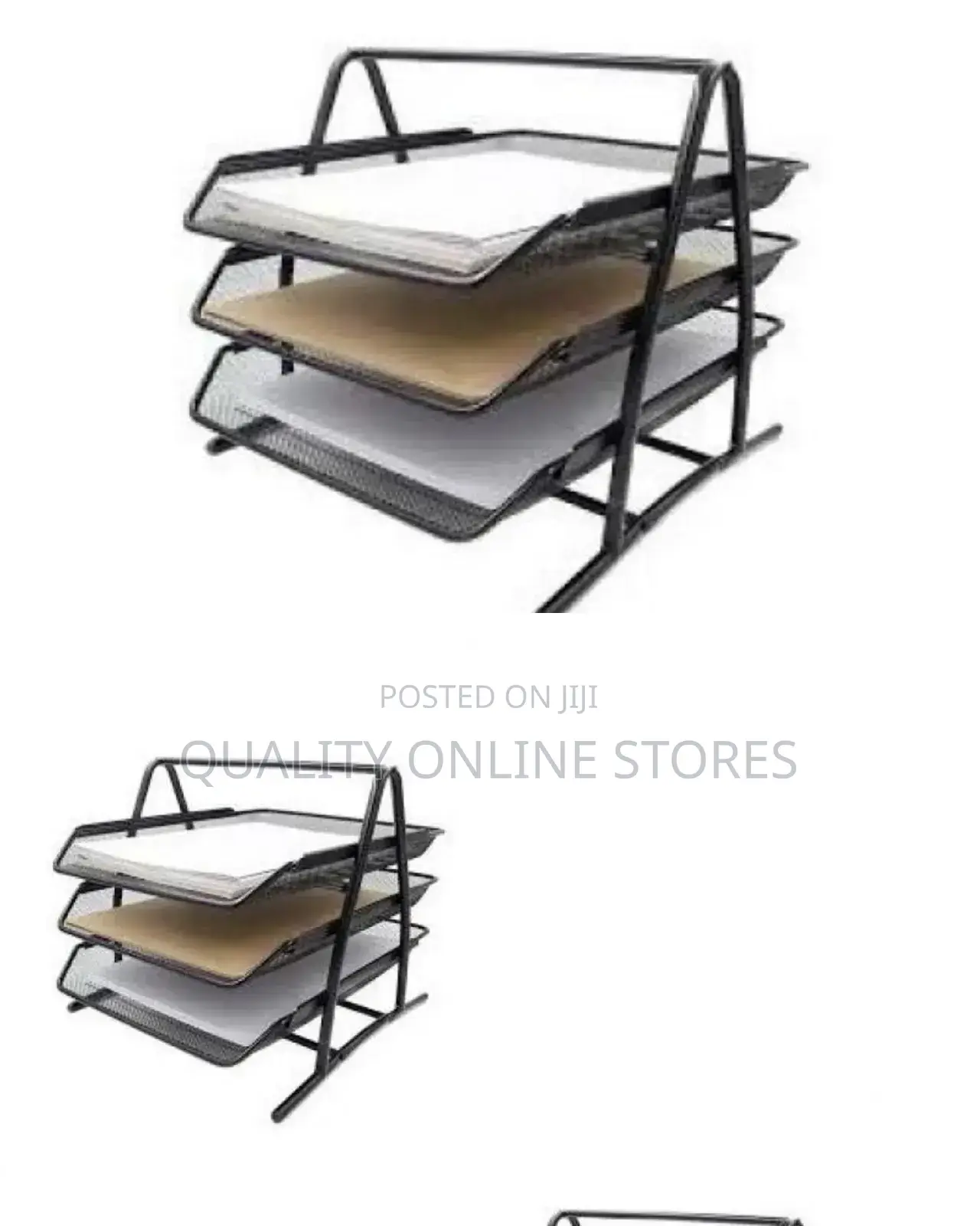 Metallic Documents Tray