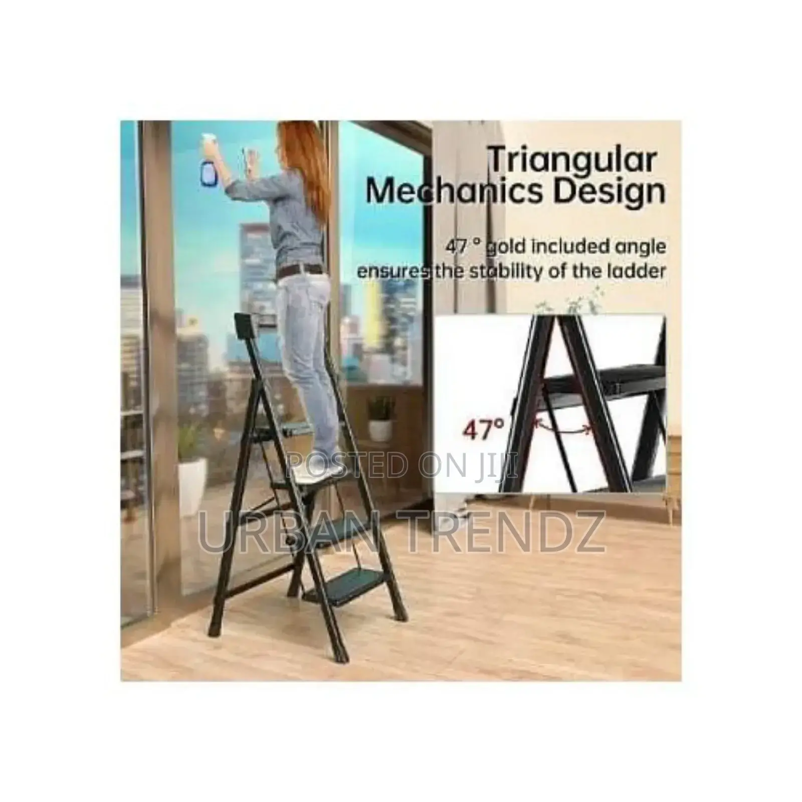 4 Step Ladder, Folding Step Stool,