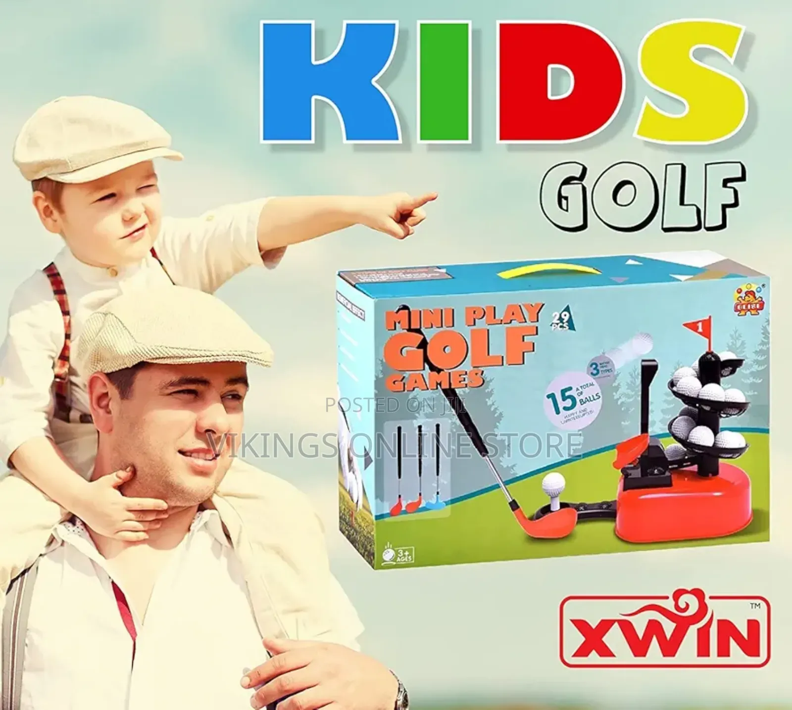 Sportseries 29 PCS Kids Golf Set With 15 Golf Balls .