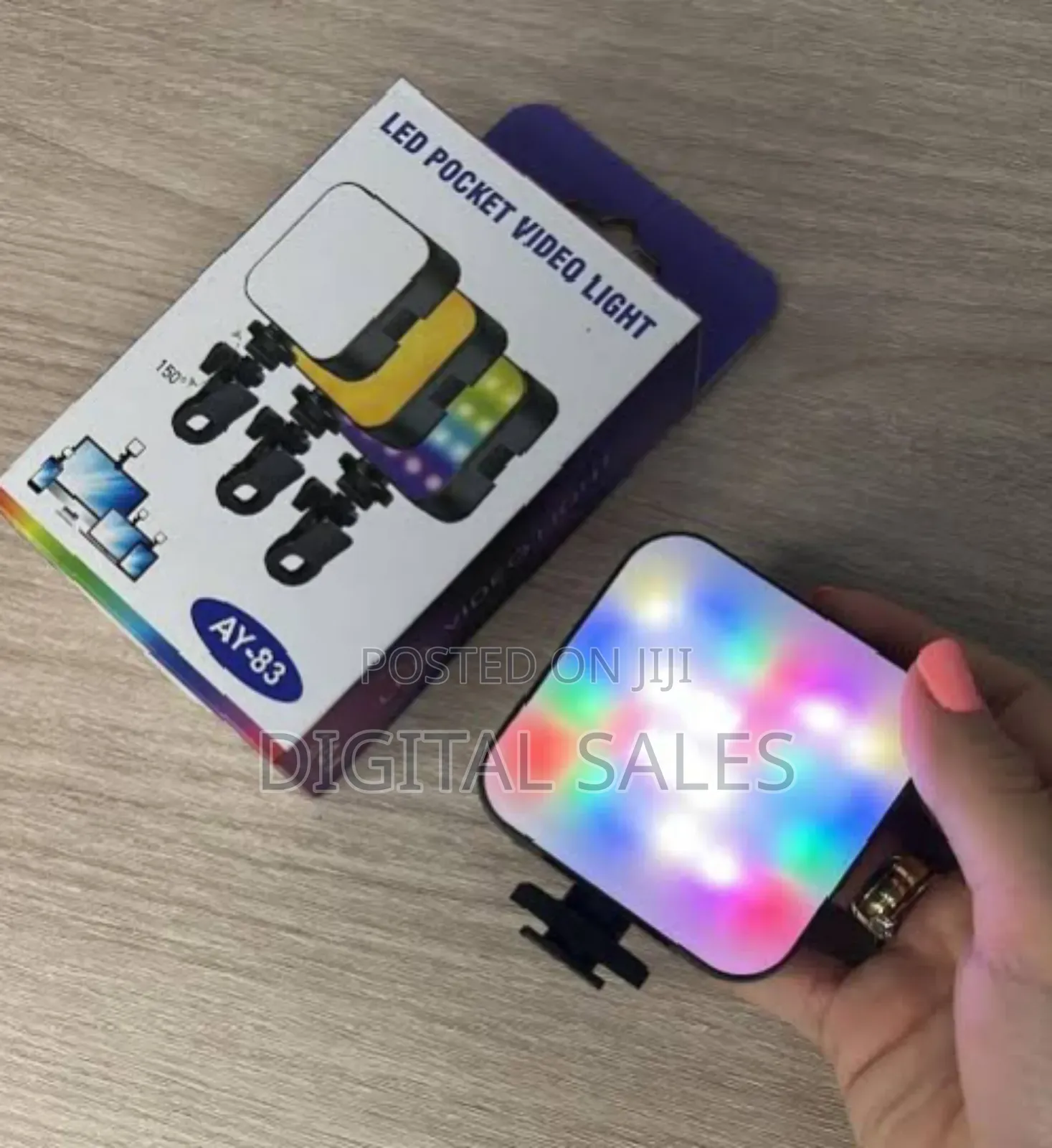 Ay-83 Led Pocket Video Light 360° Adjustable Camera