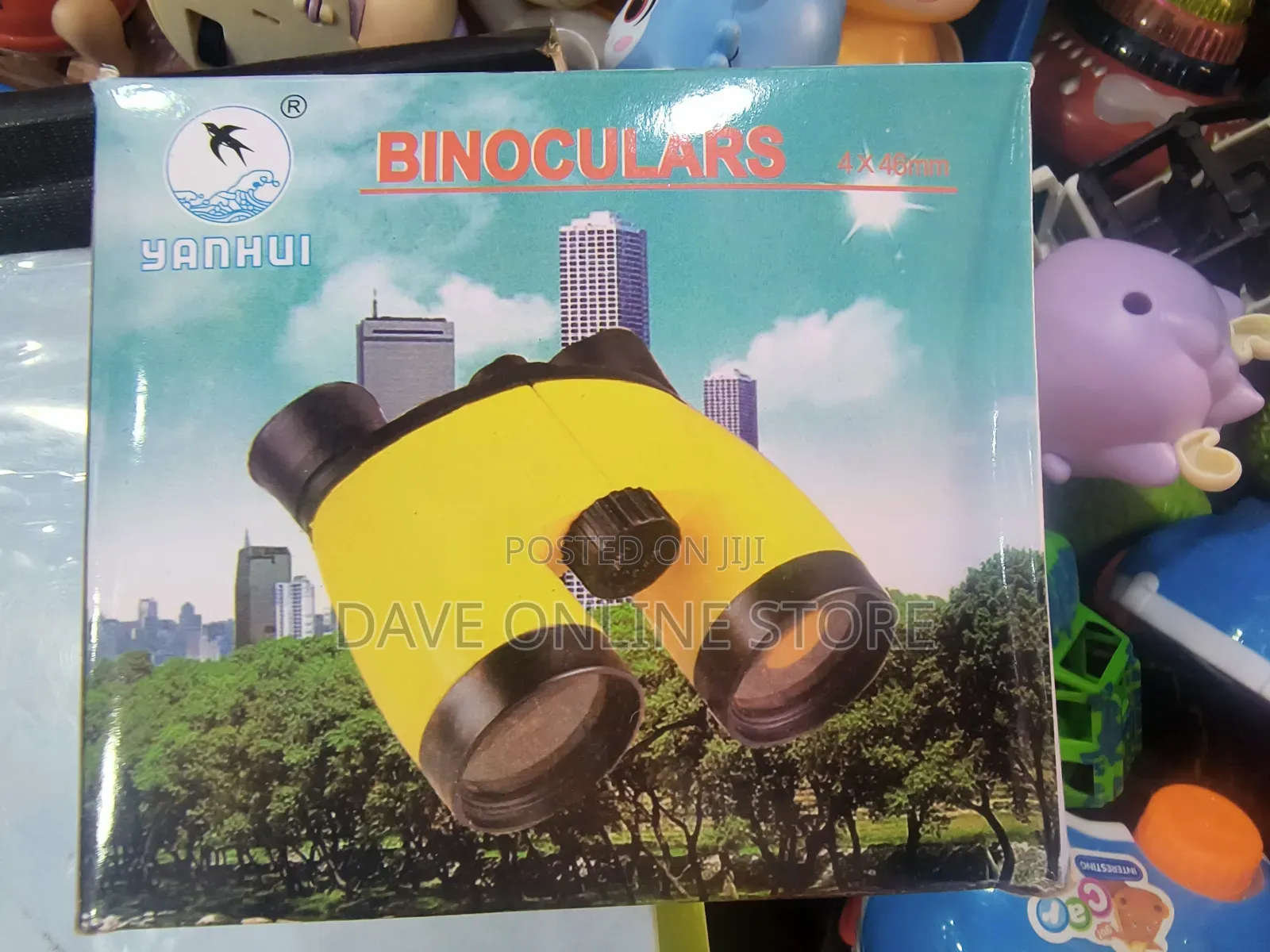 Kids Toy Binoculars Yellow Red