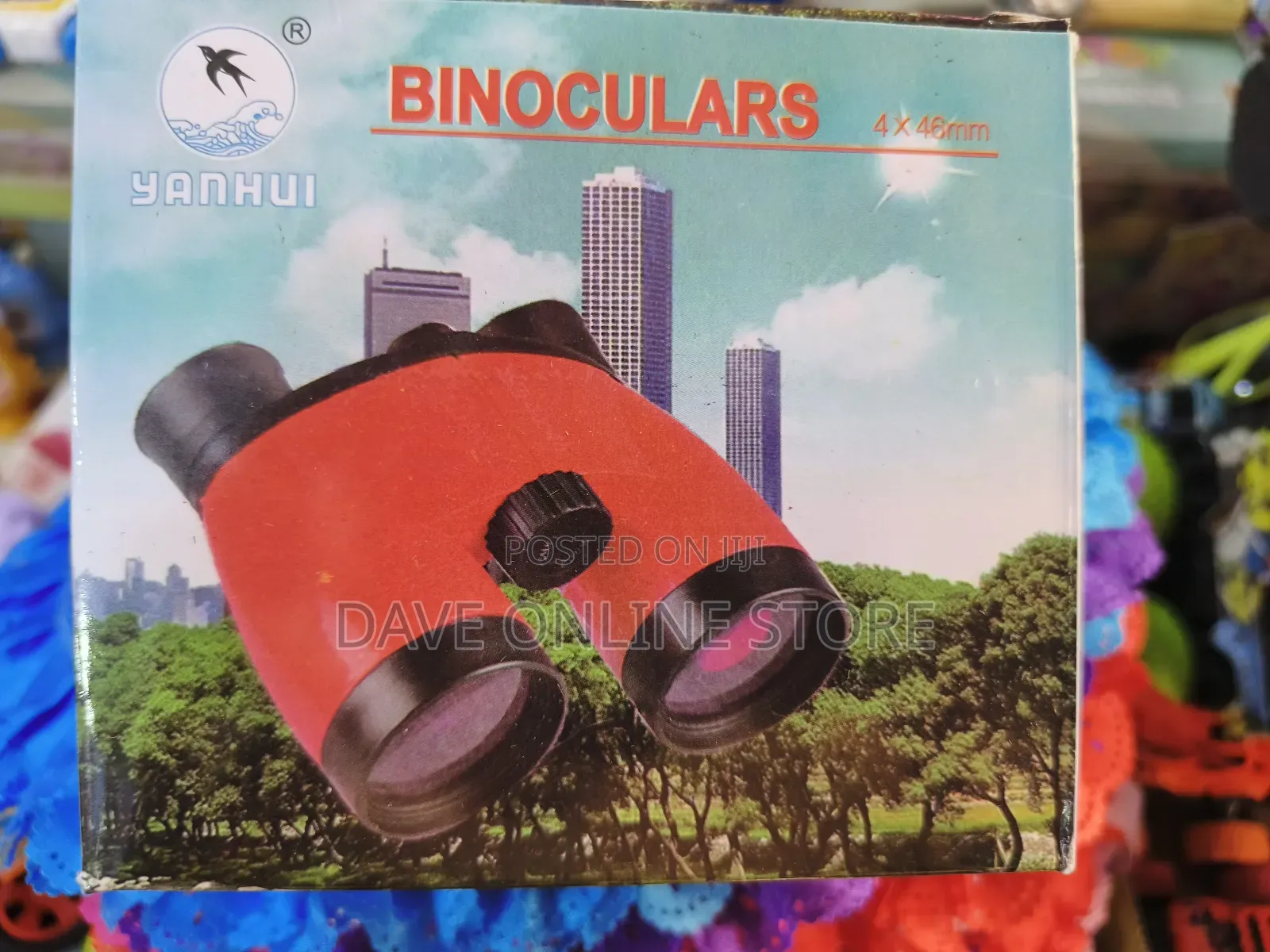 Kids Toy Binoculars Yellow Red