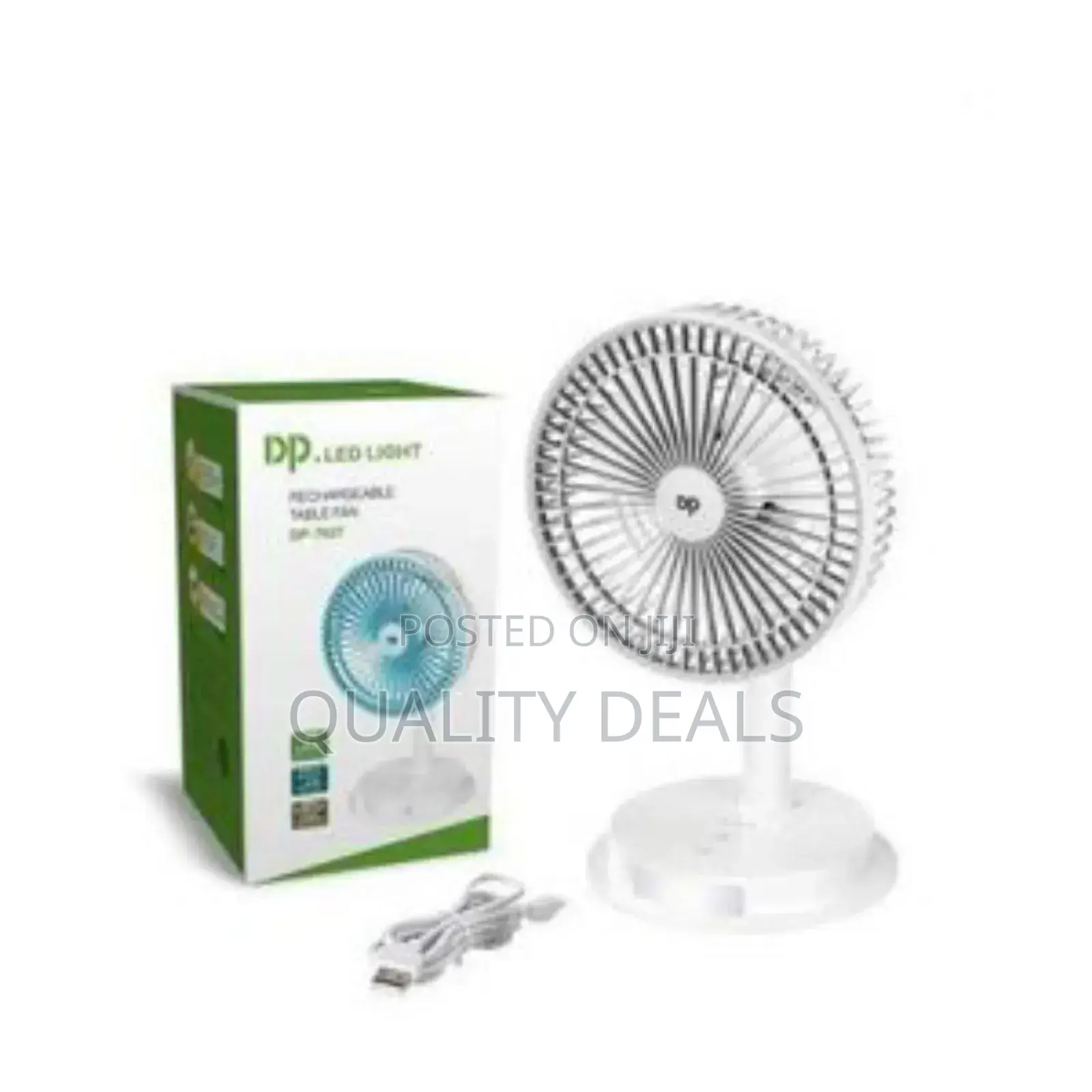 Portable Dp Rechargeable Table Fan