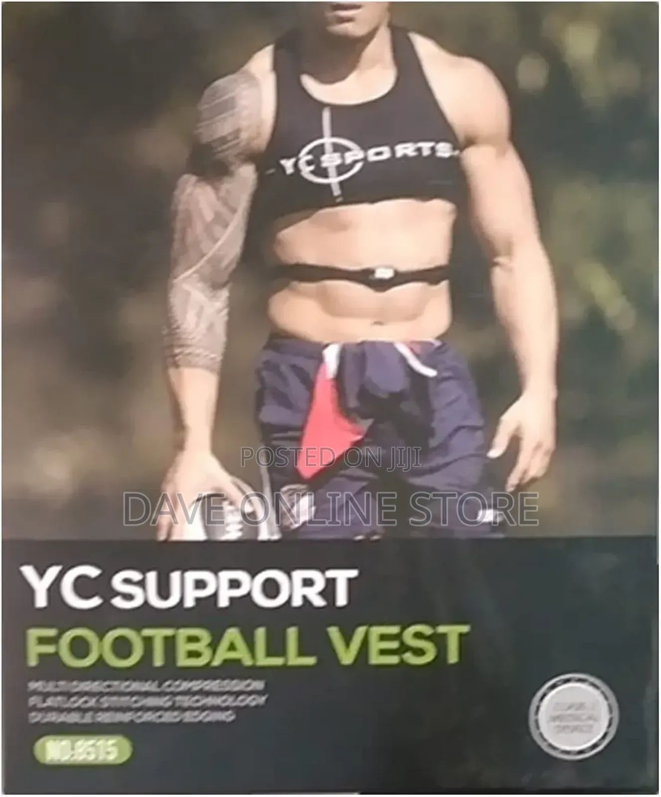 Yc Support Football Vest