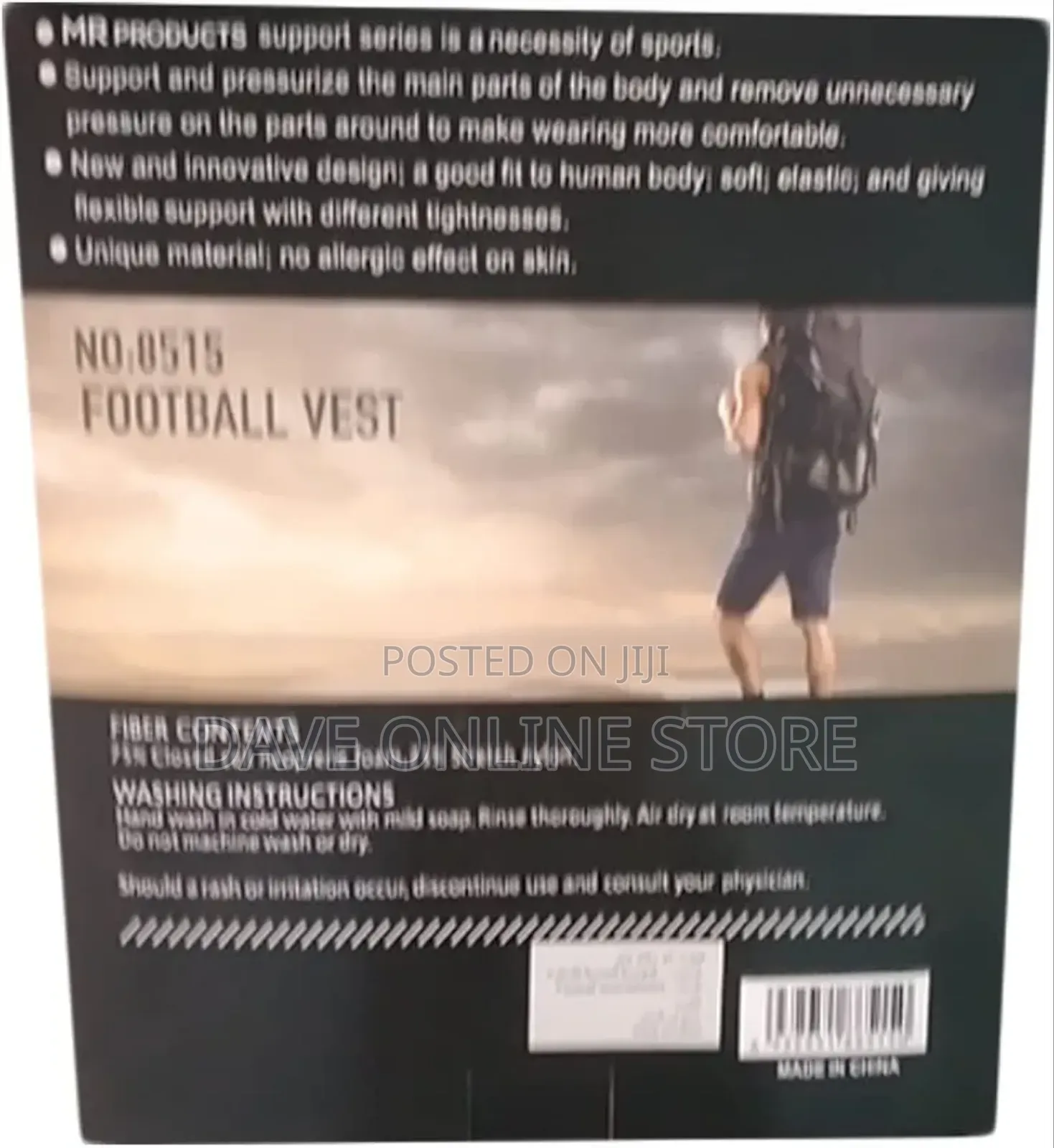Yc Support Football Vest