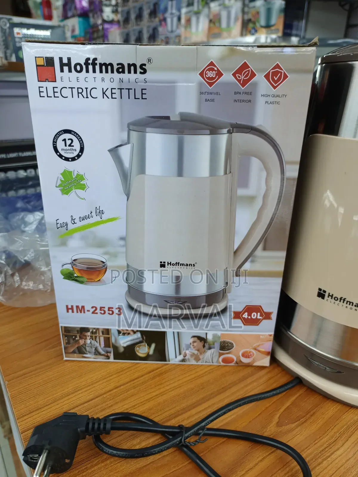 4l Hoffmans Electric Kettle