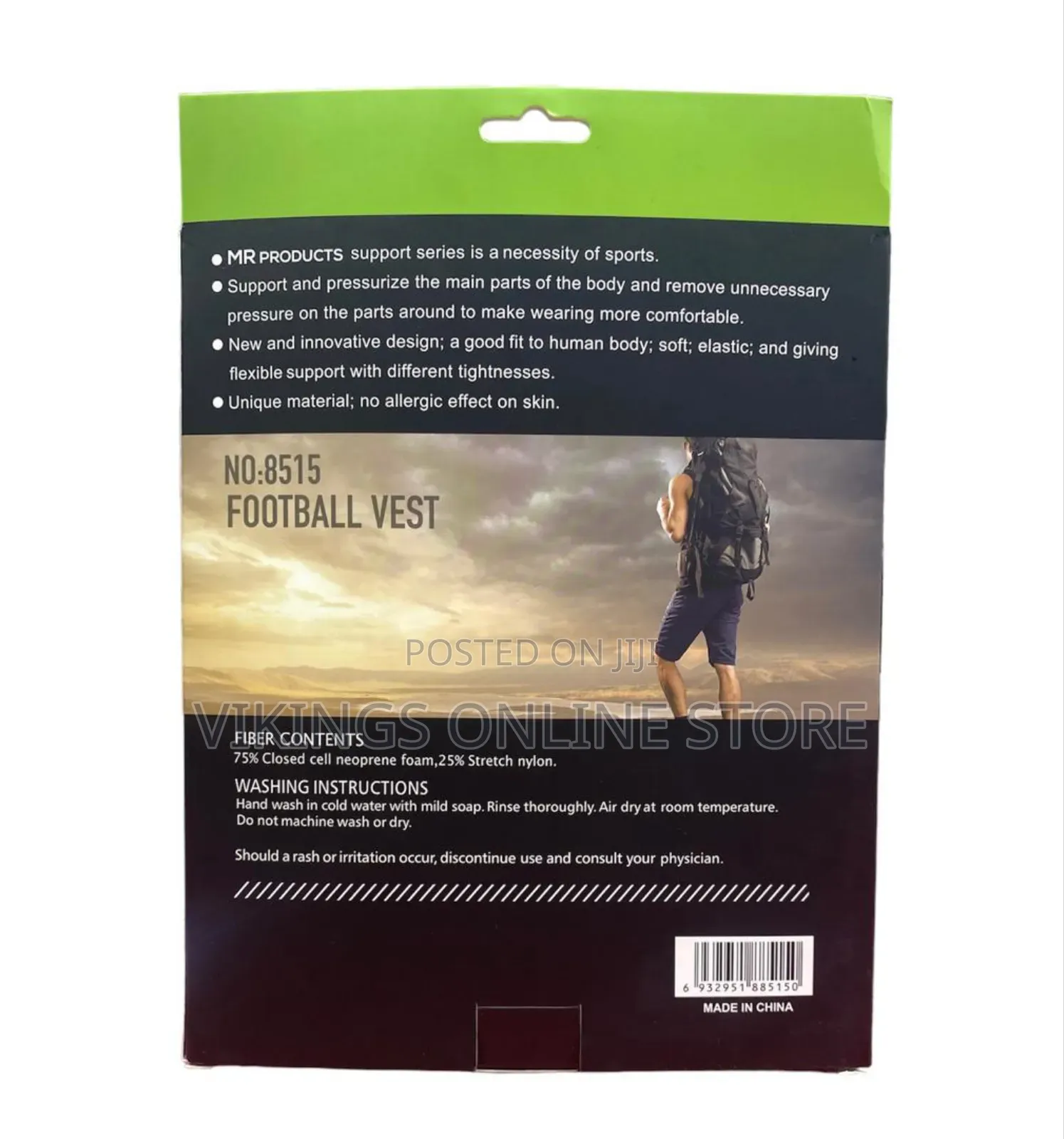 Yc Support Football Vest