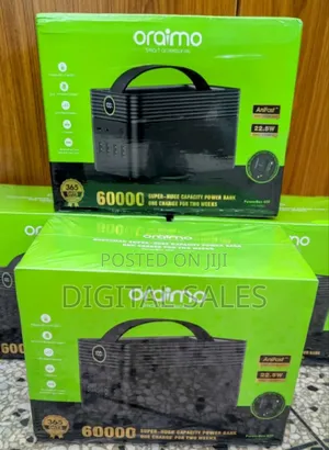 60000mah Ultra High Capacity Power Bank/Oraimo Power Bank