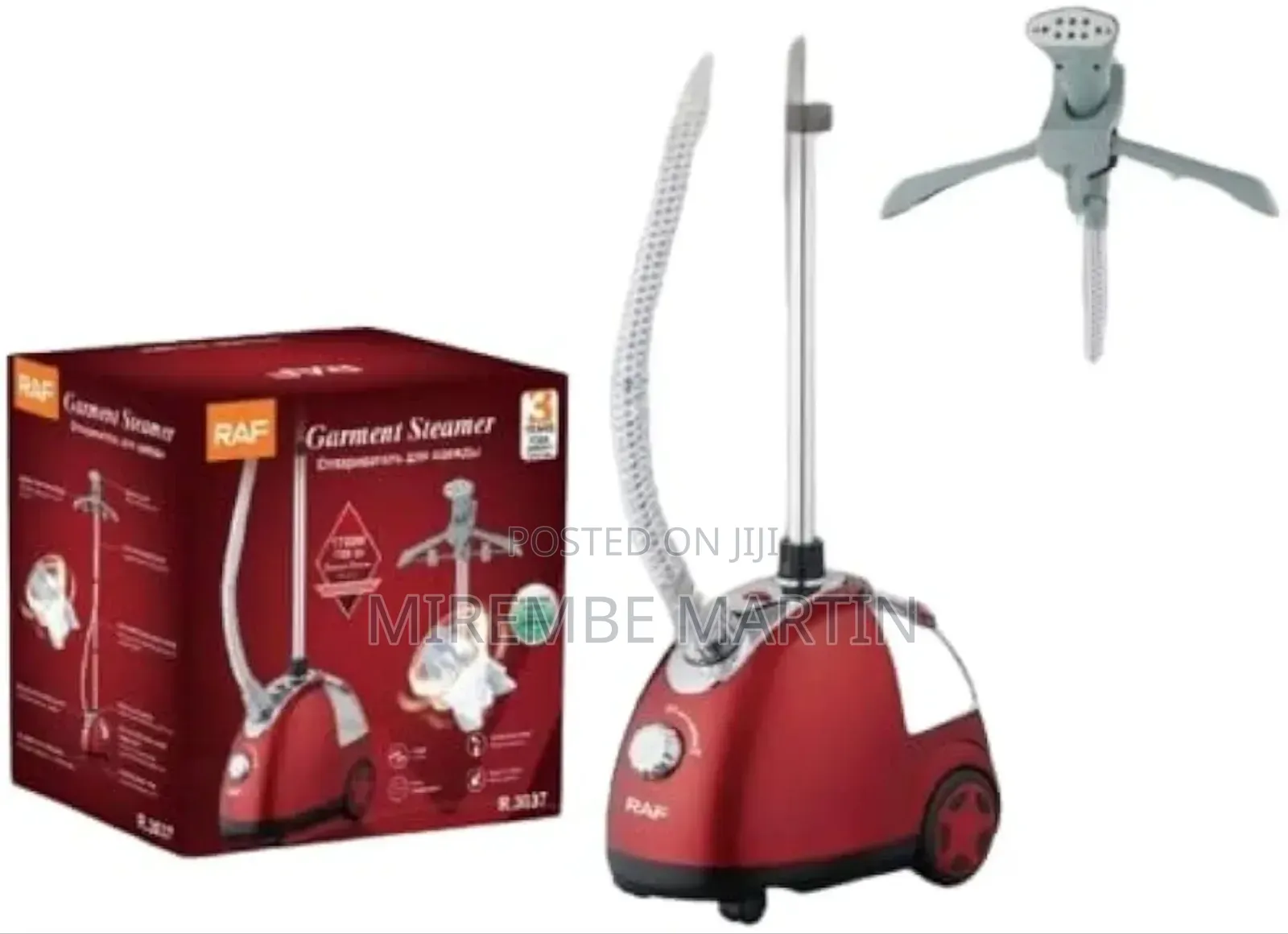 Raf Raf Steam Iron, Red, 1700 Watt, R.3037