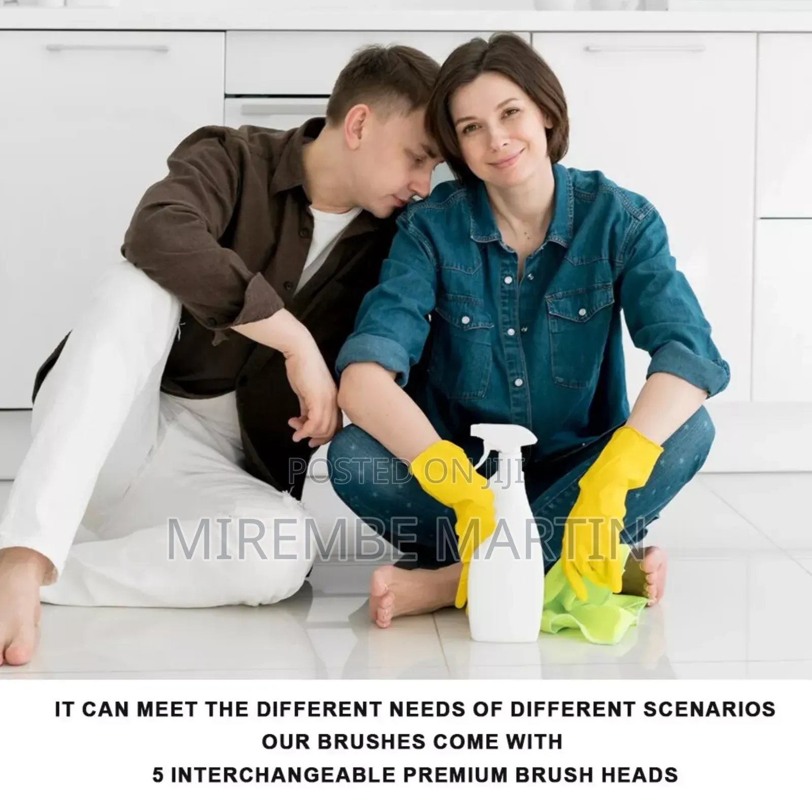Rechargeable Cleaning Brush Spin Turbo Scrub Cleaner