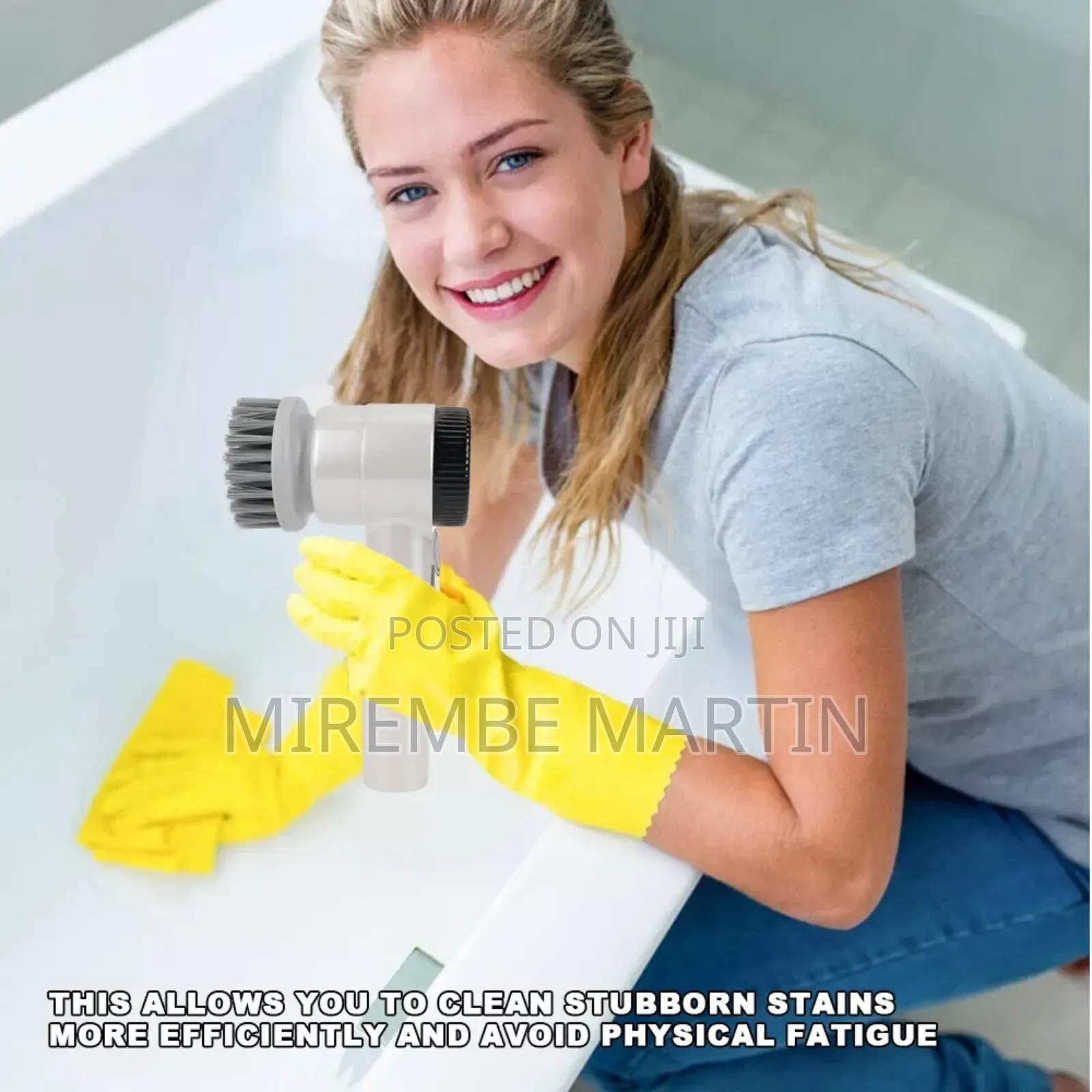 Rechargeable Cleaning Brush Spin Turbo Scrub Cleaner