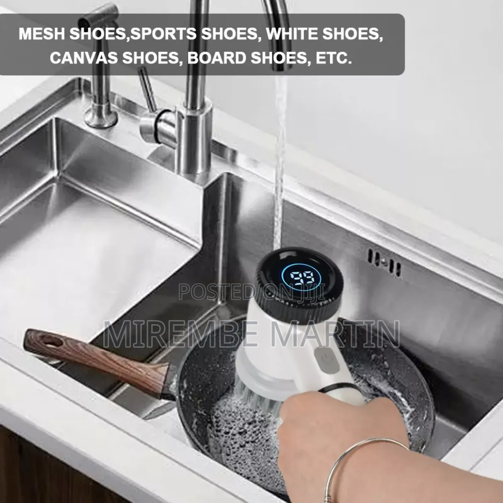 Rechargeable Cleaning Brush Spin Turbo Scrub Cleaner