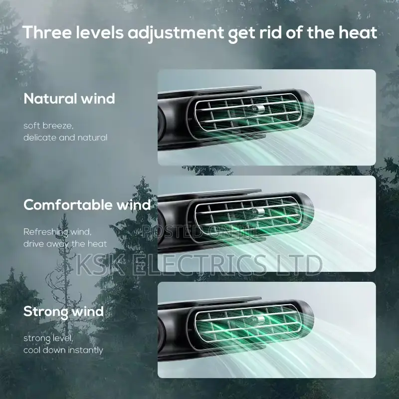 Cooling Fan for Car 3 Gear Wind
