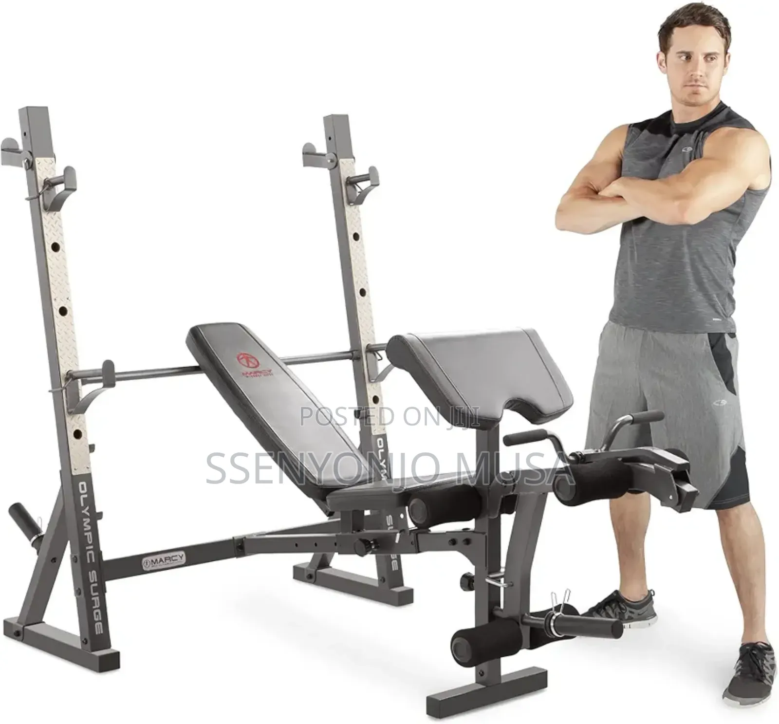 Marcy Olympic Weight Bench Md-857 -Full-Body Workout, 600lb-