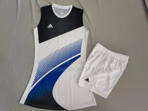 White Colour and Black Color Dressing Netball Uniform