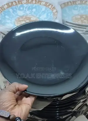Black Dinner Set 12 PCS