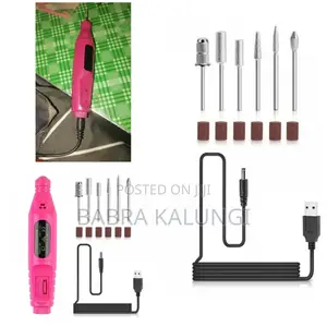 1 Set of Portable Nail Polisher Drill