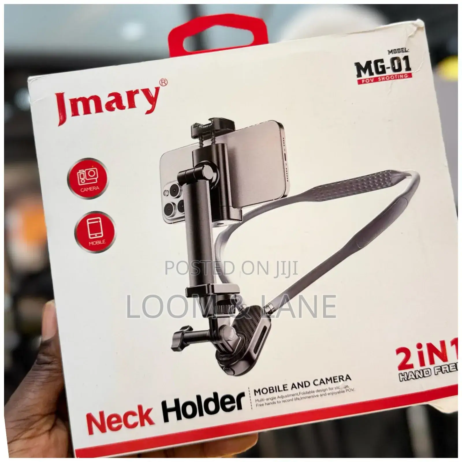 2 in 1 Handfree Jmary Mobile Phone Neck Holder