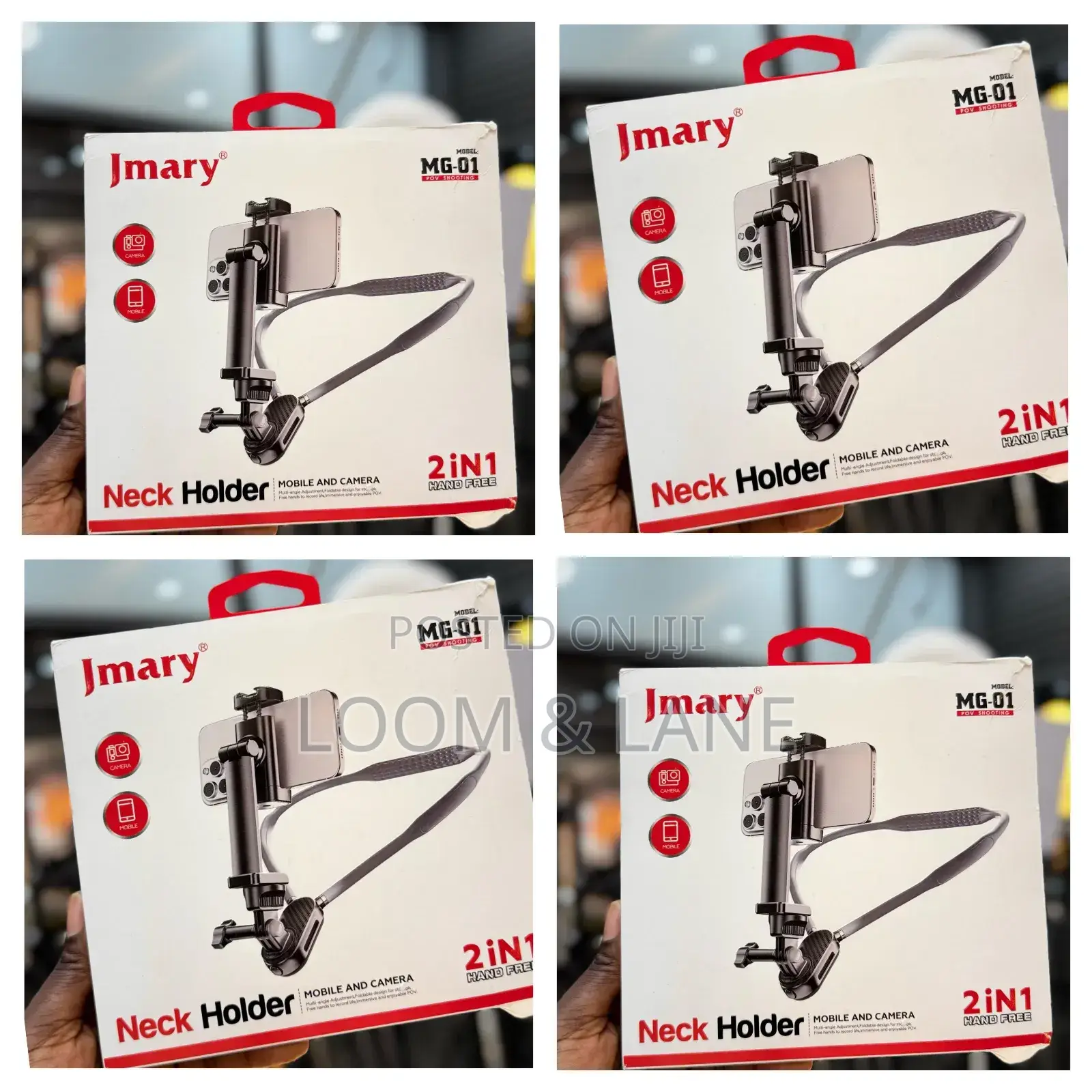 2 in 1 Handfree Jmary Mobile Phone Neck Holder