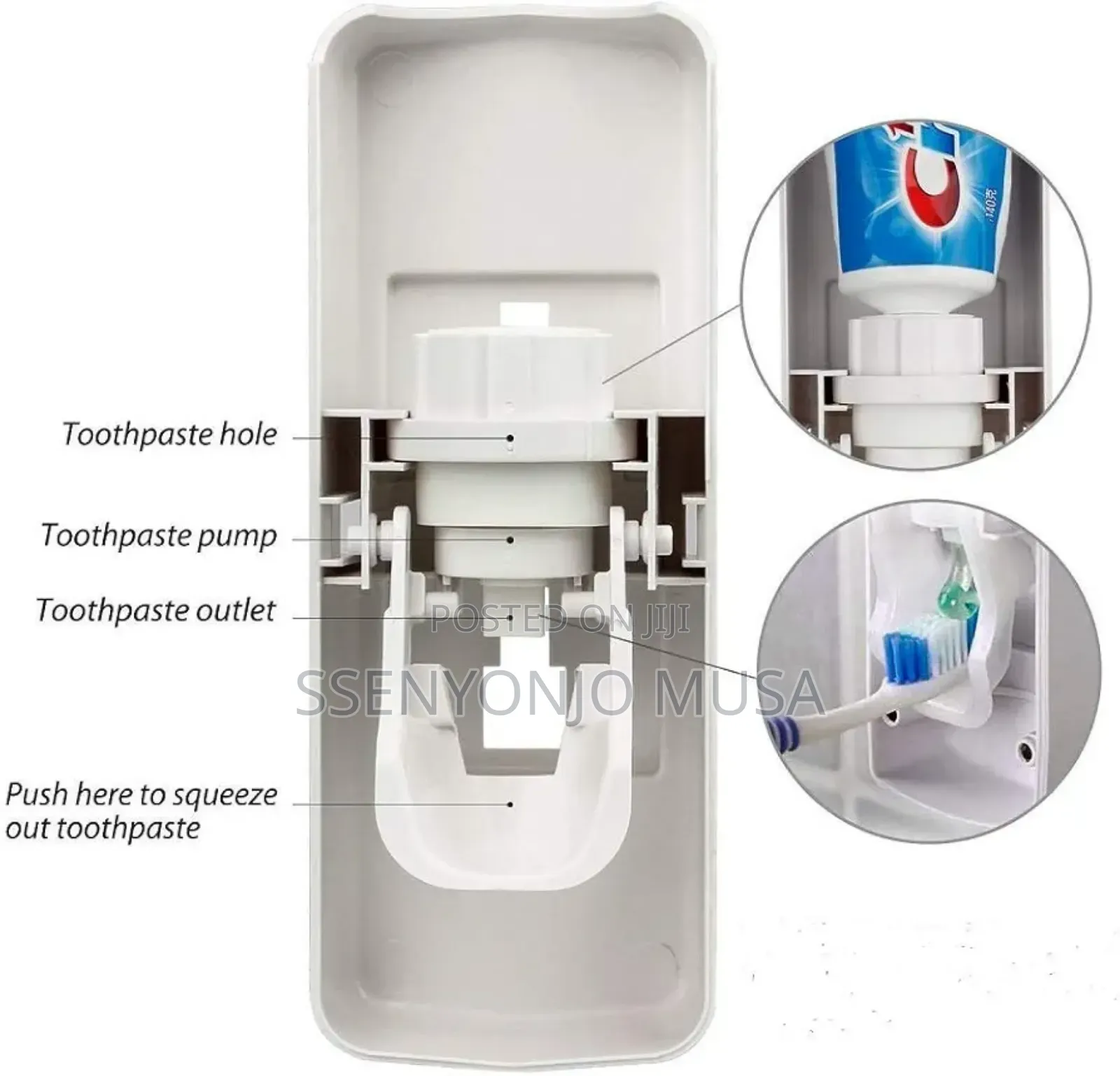 Automatic Hands-Free Wall Mounted Toothpaste Dispenser