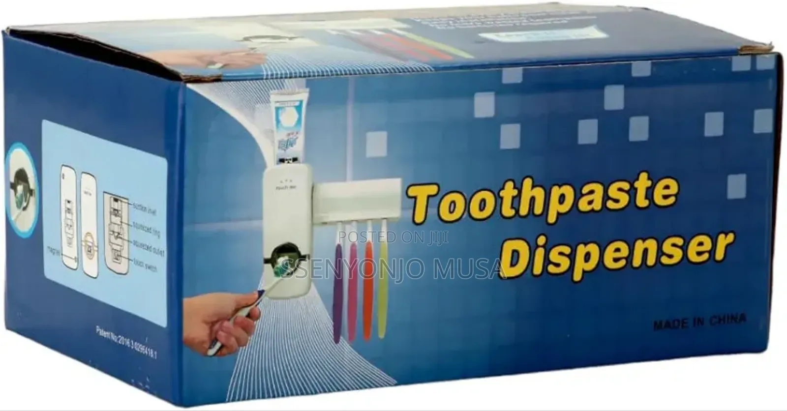 Automatic Hands-Free Wall Mounted Toothpaste Dispenser
