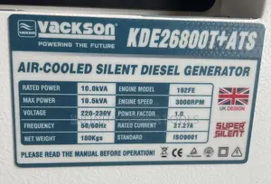 Standby Generator 10.5kva(Vackson)