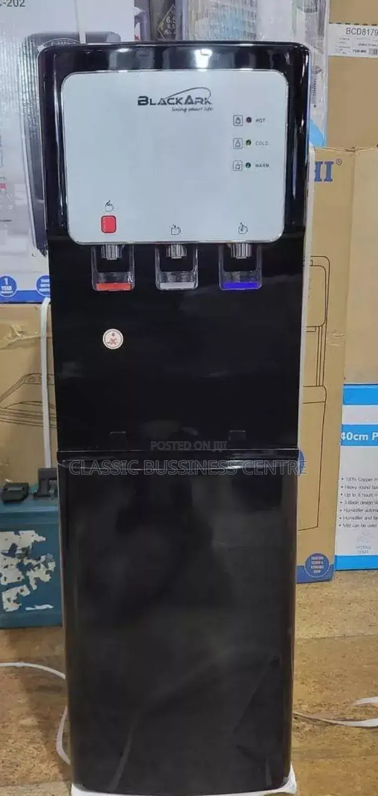 3 Tap Blark Ark Water Dispenser With Storage Compressor