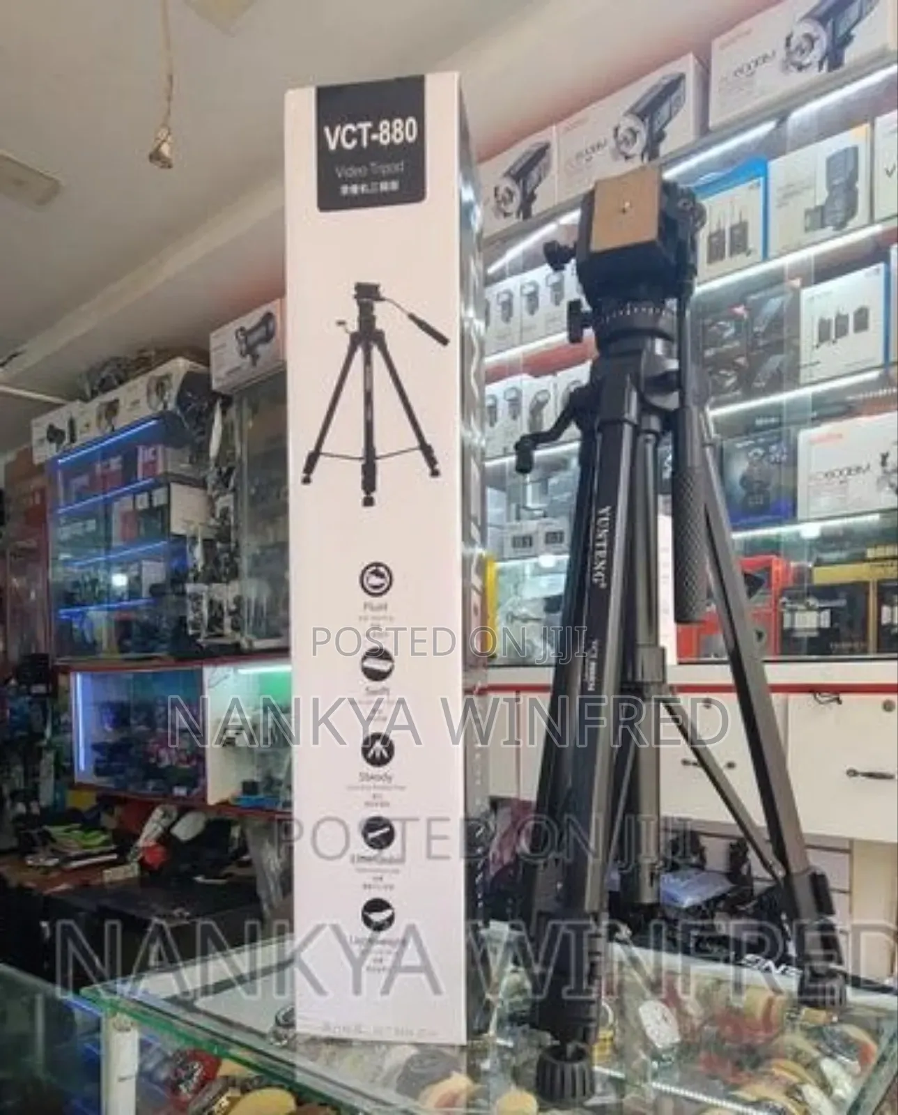 VCT-880 Yunteng Video Tripod