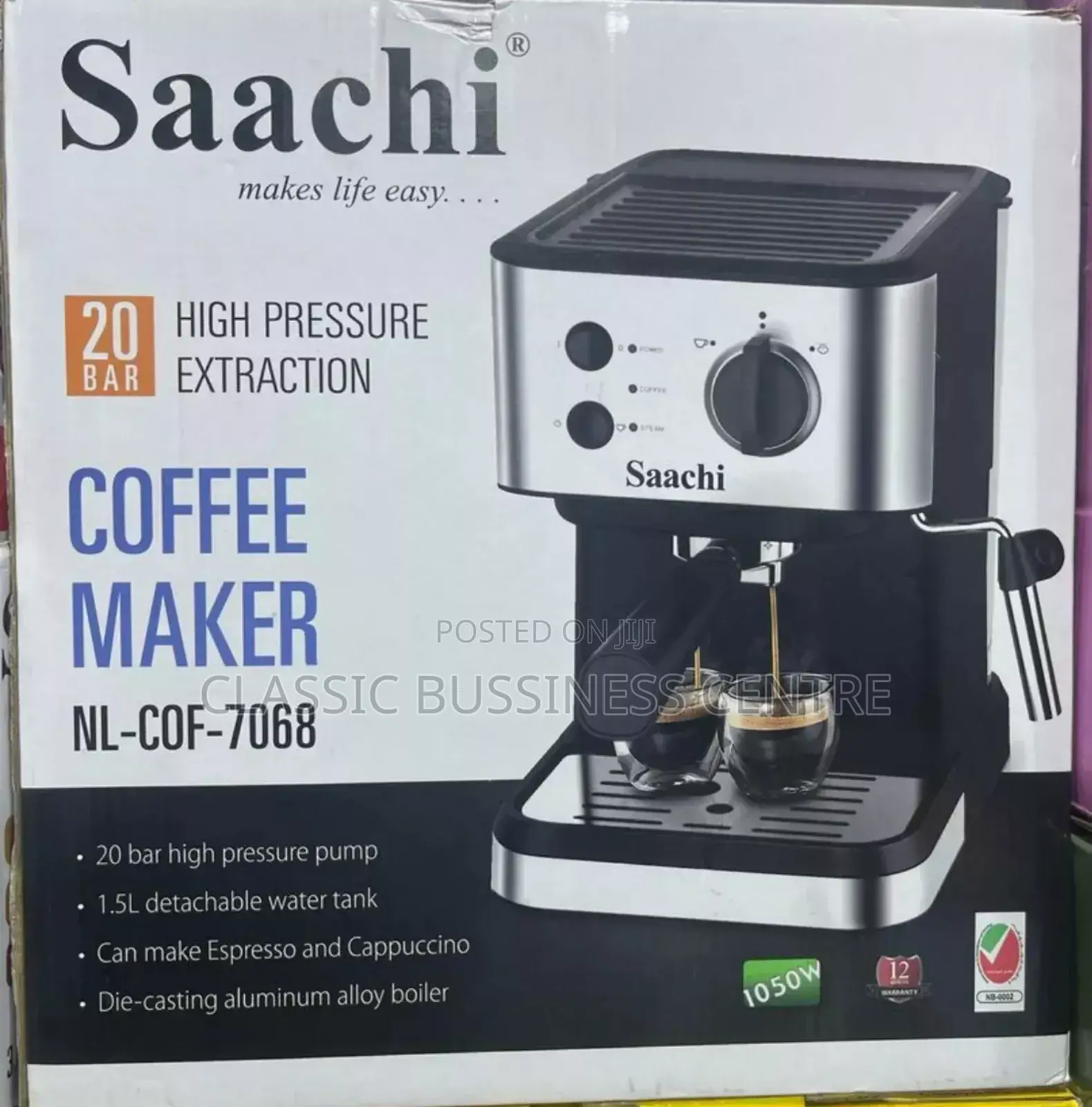 20bar Saachi Coffee Machine