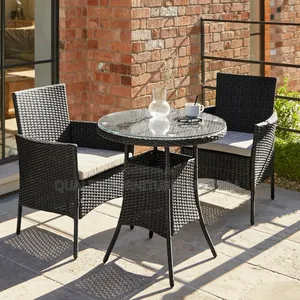 2 Seats Round Rattan Dinning Table