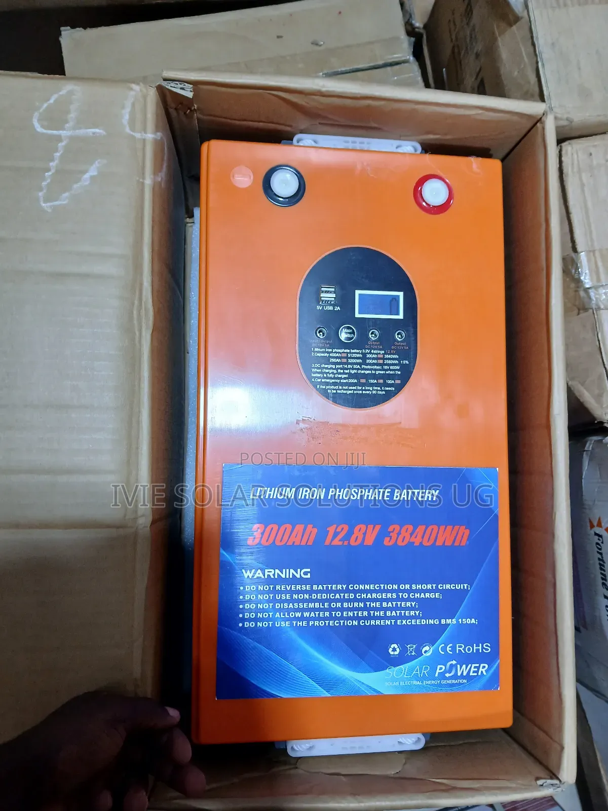 Lithium Ion Phosphate Battery 300ah 3840wh