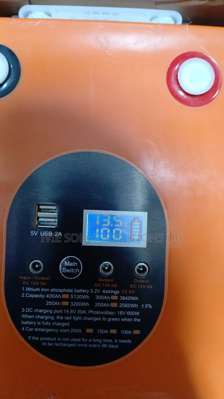 Lithium Ion Phosphate Battery 300ah 3840wh