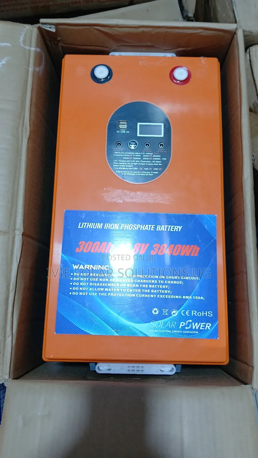 Lithium Ion Phosphate Battery 300ah 3840wh