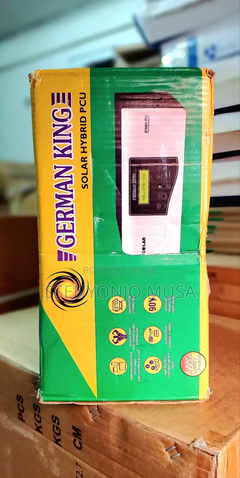 Germany King Solar Hybrid Pcu GKH 1650/12v - Pure Inverter
