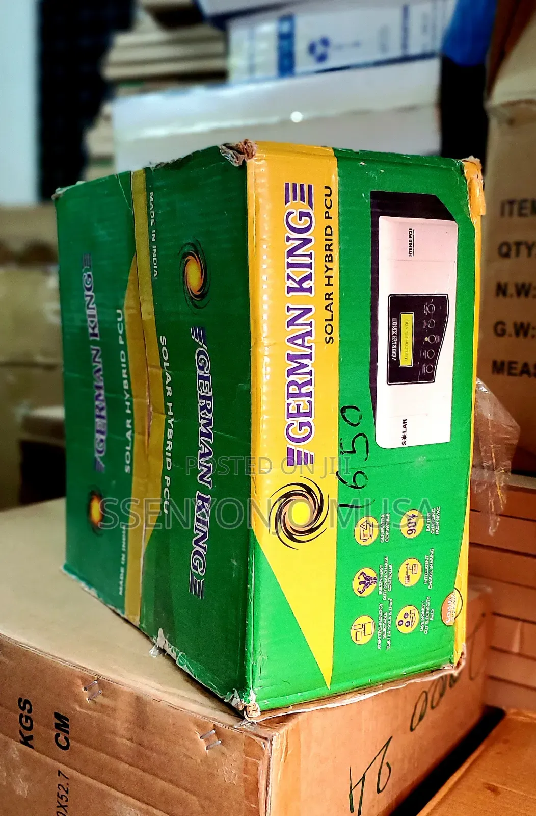 Germany King Solar Hybrid Pcu GKH 1650/12v - Pure Inverter